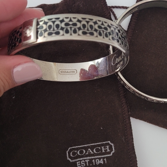 Set of Coach Bangles with protective bags. - Picture 4 of 6